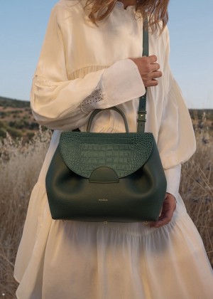 Polene Numéro Un Women's Bags Green | 729-UAEYSB