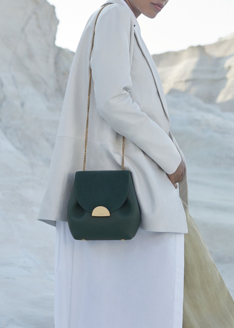 Polene Numéro Un Mini Women's Bags Green | 480-WXJVCN