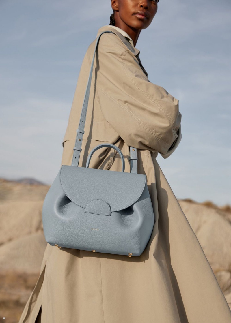 Polene Numéro Un Women's Bags Blue | 756-GXFMPJ