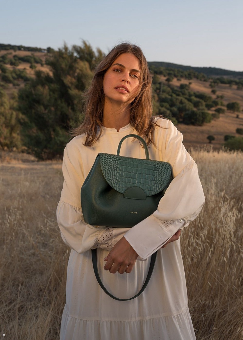 Polene Numéro Un Women's Bags Green | 729-UAEYSB