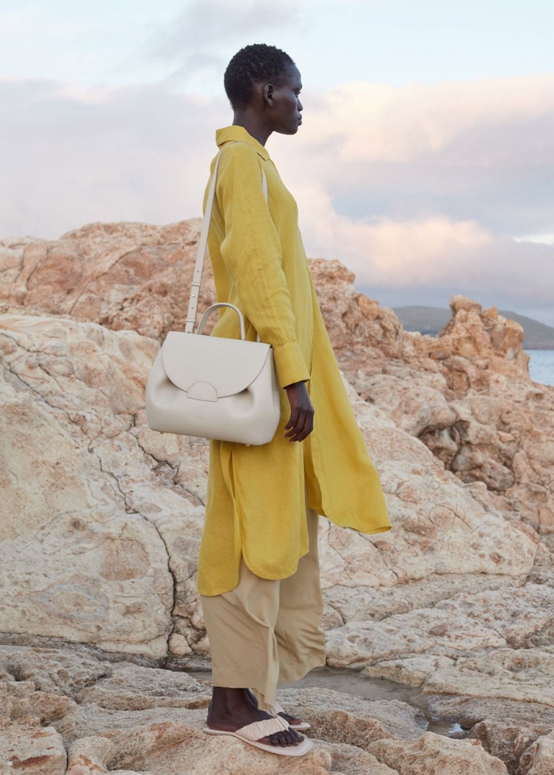 Polene Numéro Un Women's Bags White | 863-FDSHAQ